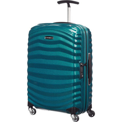 Tweedekans Samsonite Lite-Shock Spinner 55cm Petrol Blue Tweedehands