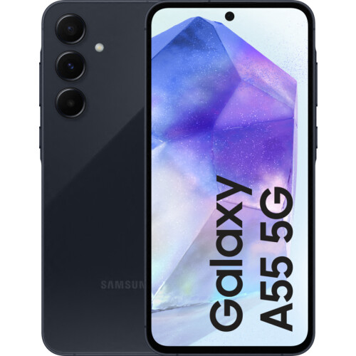 Tweedekans Samsung Galaxy A55 128GB Donkerblauw 5G Tweedehands