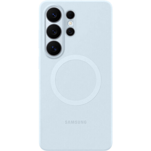 Tweedekans Samsung Galaxy S26 Ultra Siliconen Back Cover met Magneet Blauw Tweedehands