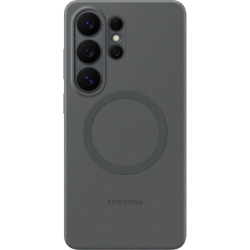 Tweedekans Samsung Galaxy S26 Ultra Siliconen Back Cover met Magneet Zwart Tweedehands