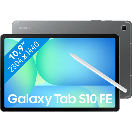 Tweedekans Samsung Galaxy Tab S10 FE 10,9 inch 256GB Wifi + 5G Grijs Tweedehands