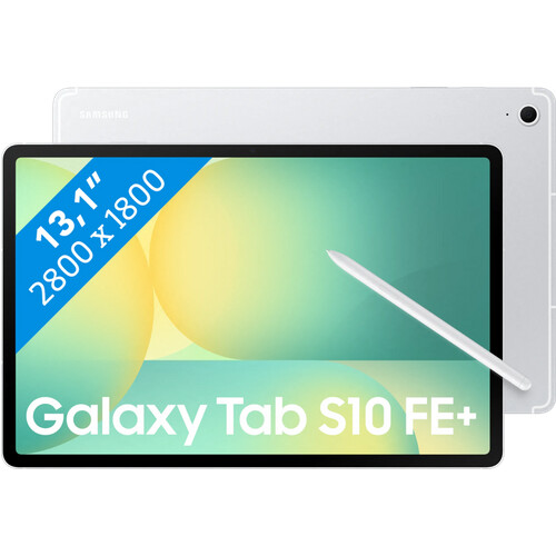 Tweedekans Samsung Galaxy Tab S10 FE Plus 13,1 inch 256GB Wifi Zilver Tweedehands