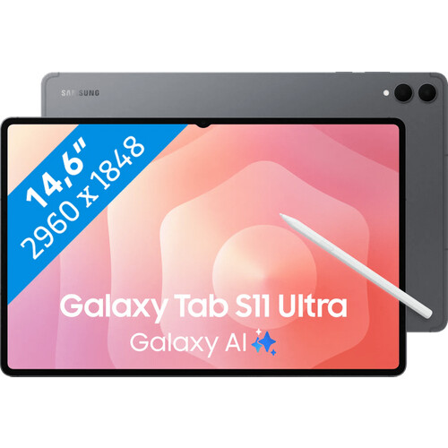 Tweedekans Samsung Galaxy Tab S11 Ultra 14,6 inch 512GB Wifi Grijs Tweedehands
