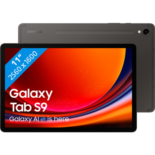 Tweedekans Samsung Galaxy Tab S9 11 inch 128 GB Wifi Zwart Tweedehands