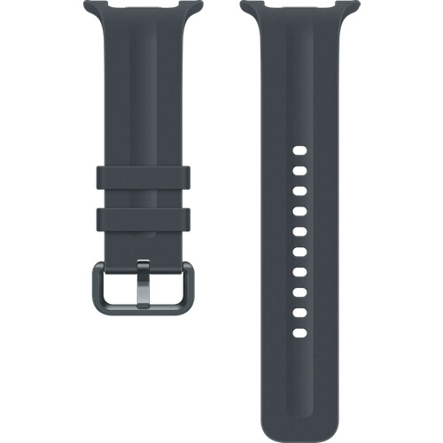 Tweedekans Samsung Galaxy Watch 9 Siliconen Sport Bandje Zwart S/M Tweedehands