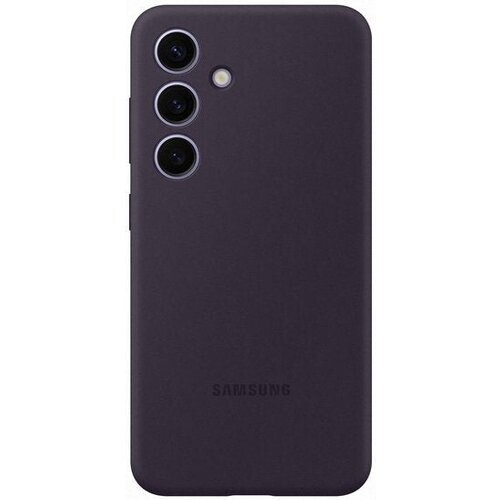 Tweedekans Samsung Siliconen Hoesje - Geschikt voor Samsung Galaxy S24 - Donker Violet Tweedehands