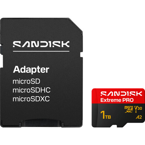 Tweedekans SANDISK Extreme PRO microSDXC 1TB 170MB/s Tweedehands