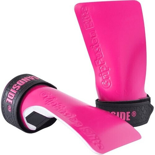 Tweedekans Sandside Grips Elite 2.0 - Sticky Hand Grips - No Chalk - Fitness Handschoenen - Fingerless Grips - Hot Pink S/M Tweedehands