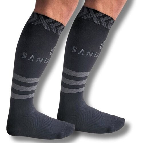 Tweedekans Sandside Support Compressiekousen – 2 Paar – Sport Compressiesokken – Hardloopsokken – Zwart – Maat 36-40 (S/M) Tweedehands