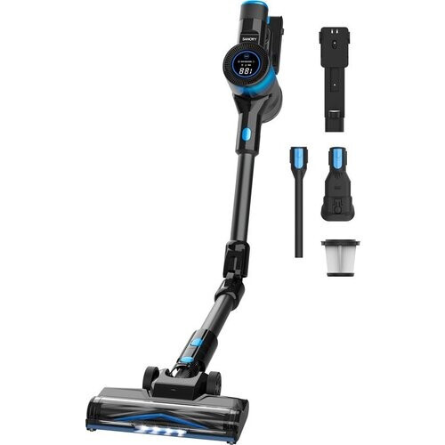Tweedekans Sanovy Turbo Flex X28 Steelstofzuiger Draadloos - Zonder Zak - Op Accu - 350W - 28Kpa - Met Opzetstukken - Draadloze Stofzuiger Zonder Zak Tweedehands