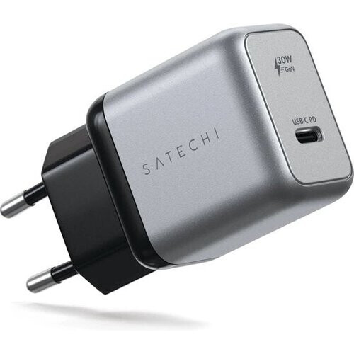 Tweedekans Satechi 30W USB-C GaN wandoplader - Zeer compact - Geschikt voor iPhone, iPad, AirPods, MacBook Air en diverse Android apparaten Tweedehands