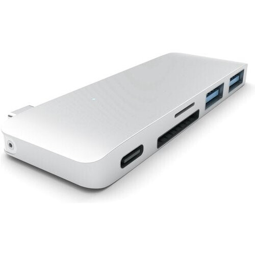 Tweedekans Satechi Type-C USB Passthrough Hub - Zilver Tweedehands