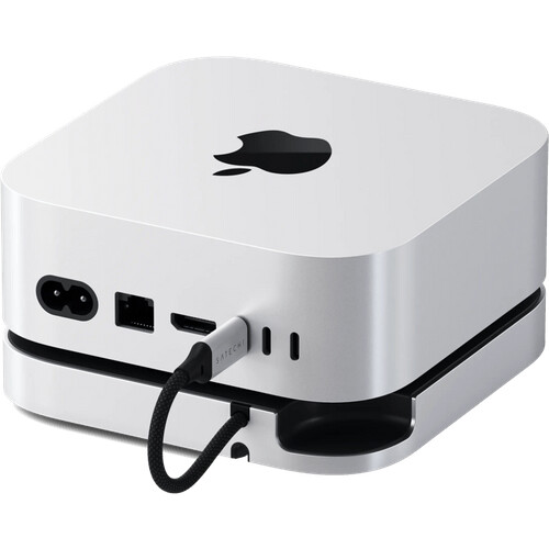 Tweedekans Satechi USB-C Mac Mini M4 Stand & Hub met SSD slot Tweedehands