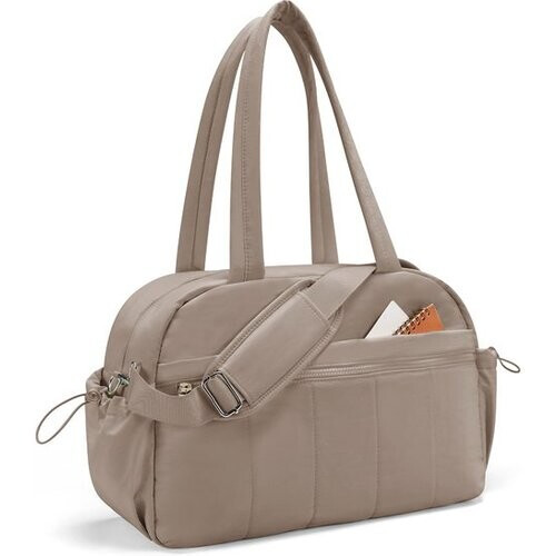 Tweedekans SC Weekendtas - Persoonlijk Item - Handbagage voor Ryanair en Transavia - Waterdicht en Ruim - Slimme Compartimenten - Ideaal voor Reizen en Dagelijks Gebruik - Champagne Tweedehands