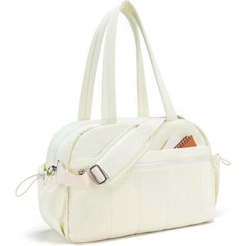 Tweedekans SC Weekendtas - Persoonlijk Item - Handbagage voor Ryanair en Transavia - Waterdicht en Ruim - Slimme Compartimenten - Ideaal voor Reizen en Dagelijks Gebruik - Beige Tweedehands