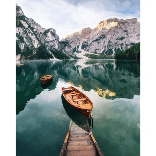 Tweedekans Schilderen op nummers bootje bij Meer Tweedehands