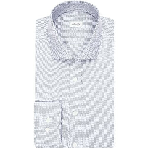 Tweedekans Seidensticker Business Shirt Spread Kent - Regular Fit - Light Sage Green - maat 43 Tweedehands