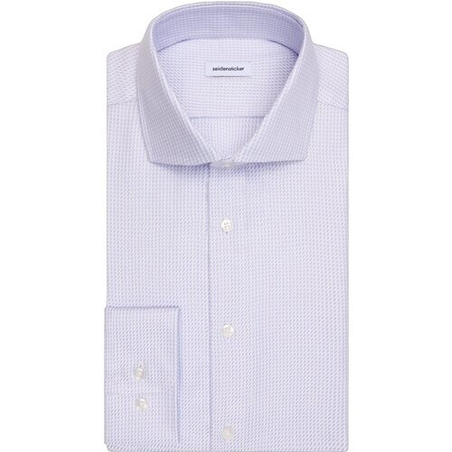Tweedekans Seidensticker Spread Kent Overhemd - Slim Fit - Rose - Normale Mouwlengte - maat 42 Tweedehands