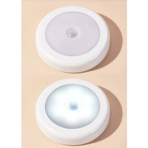 Tweedekans SGD LED Lamp met Bewegingssensor – Draadloze Nachtlamp op Batterijen – Compact Wandlampje 8×8×1,8 cm Tweedehands
