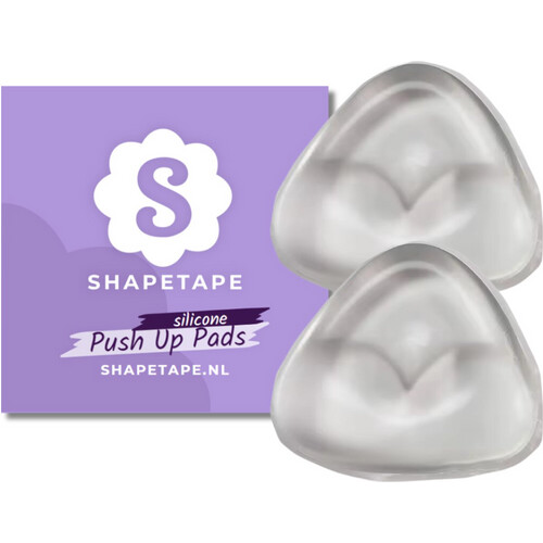 Tweedekans Shapetape Siliconen Push-Up Pads – Transparante Waterdichte BH Vulling En Bikini Pads – 2 Stuks Tweedehands