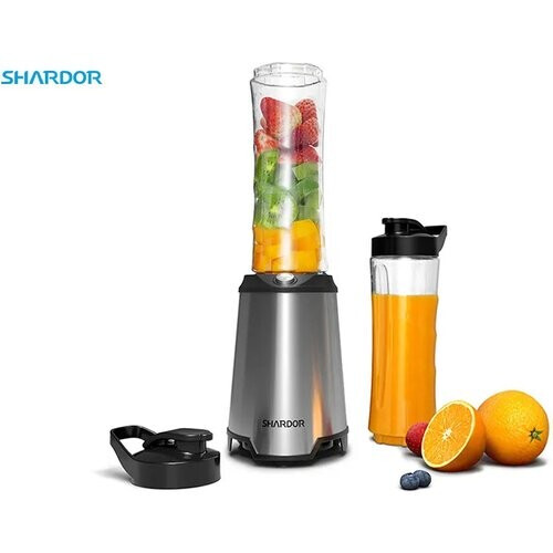 Tweedekans Shardor Mini Blender 600 ml | Krachtige 350W | Warm & Koud (0–100°C) | Inclusief To-Go Beker | Compact & Vaatwasbestendig Tweedehands