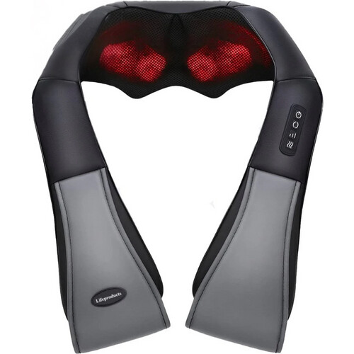 Tweedekans Shiatsu Massagekussen Draadloos - Elektrisch Nekmassage Apparaat - Massage Apparaten - Nek en Schouder Massage Apparaat - Massageapparaten met Infrarood Verwarming Tweedehands