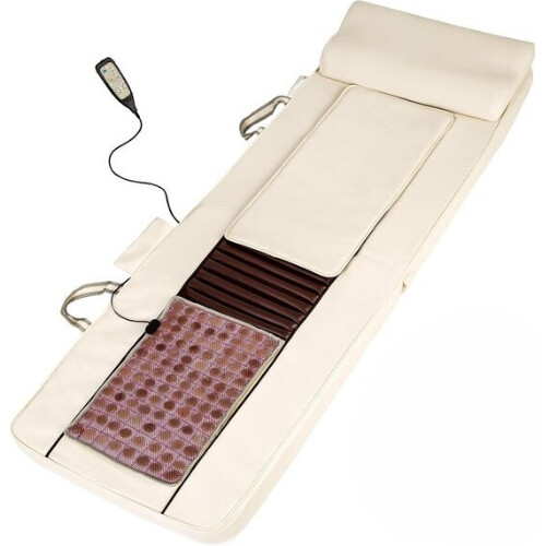 Tweedekans Shiatsu Massagematras - Incl Draagtas - Meerdere Standen - Opvouwbaar - Warmtefunctie - 186,5 x 60 x 11 cm - 400601 Tweedehands