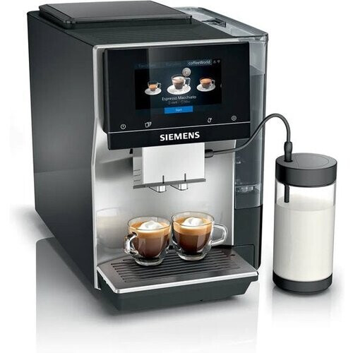 Tweedekans Siemens EQ700 Volautomatische espressomachine - 2,4 l - Zwart en zilver Tweedehands