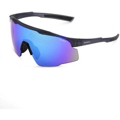 Tweedekans SINNER Murau - Sportbril/ Zonnebril - Grijs - Blauwe lens - Unisex - One size Tweedehands