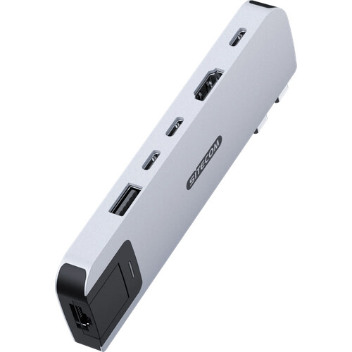 Tweedekans Sitecom MacBook Air Multiport Hub 6 in 2 Zilver Tweedehands