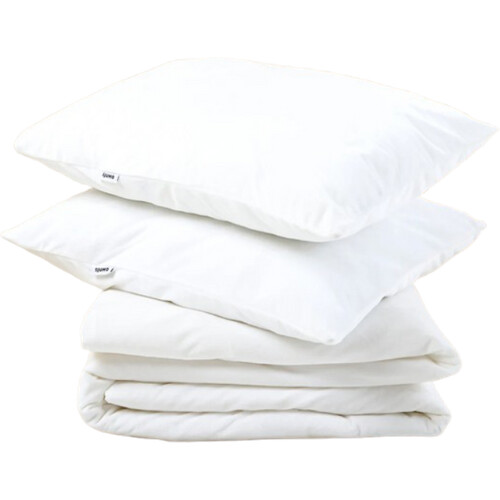 Tweedekans Sjumo Silky Smooth Dekbedovertrek – Fresh White – 140 x 220 cm Tweedehands