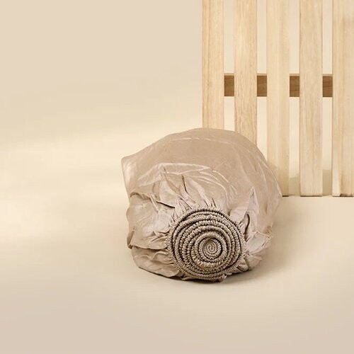 Tweedekans Sjumo – Tencel Sateen Hoeslaken – 200x210 cm – Honey Glow Tencel & Katoen-Satijn – Hoogwaardige Glans & Zijdezacht – Antiallergisch & Ademend – Luxe Hotelkwaliteit Comfort Tweedehands