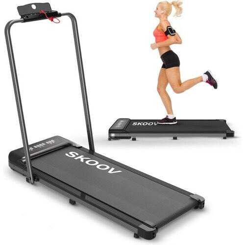 Tweedekans Skoov Loopband – Inklapbaar – 12 km/u – max. 100 kg – 110 x 40 x 105 cm – Zwart Tweedehands