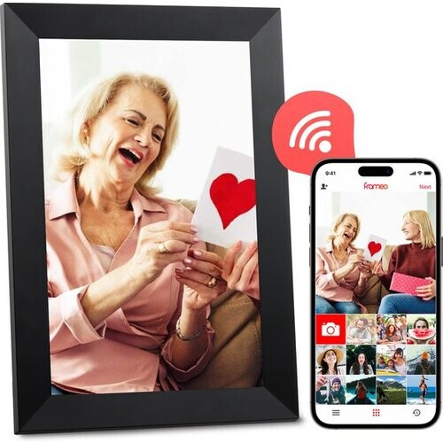 Tweedekans Skoov Smart Fotolijst - 10.1 inch HD - Inclusief Frameo app - IPS Touchscreen - Zwart Tweedehands
