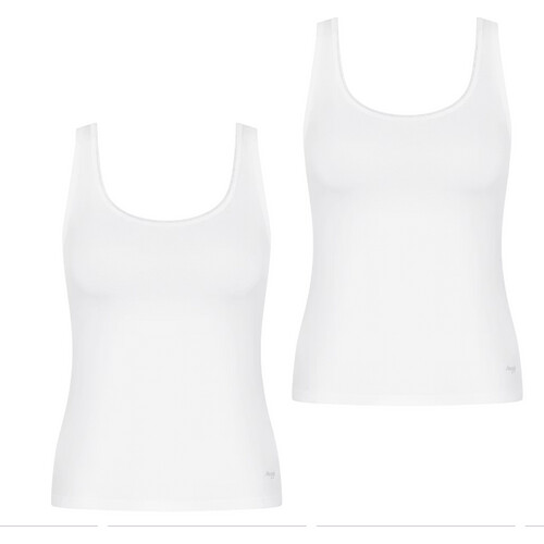 Tweedekans Sloggi Pur Comfort Tanktop Dames – 2 Stuks – GOTS Katoen - Maat L Tweedehands