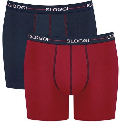 Tweedekans Sloggi Start Hipster heren slips 2-pack – rood & navy – maat XL Tweedehands