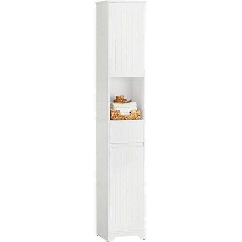 Tweedekans SoBuy Badkamer kast - 30 x 30 x 170 cm - wit Tweedehands