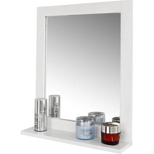 Tweedekans SoBuy Badkamerspiegel Met Plank - Wit - 10x40x49 cm Tweedehands