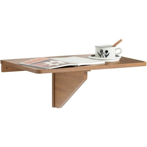 Tweedekans SoBuy Eettafel inklapbaar - Max. 20 kg - 60 x 40 x 2 cm - Bruin Tweedehands