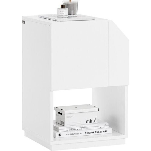 Tweedekans SoBuy FBT136-W Bijzettafel - Witte Salontafel van Houtcomposiet Tweedehands