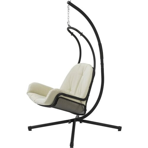 Tweedekans SoBuy Hangstoel incl. Frame - Max. 150 kg - 103 x 125 x 190 cm - Créme Tweedehands