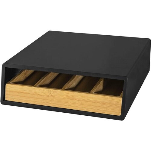 Tweedekans SoBuy Koffiecapsule houder - Ladekast - Zwart Tweedehands