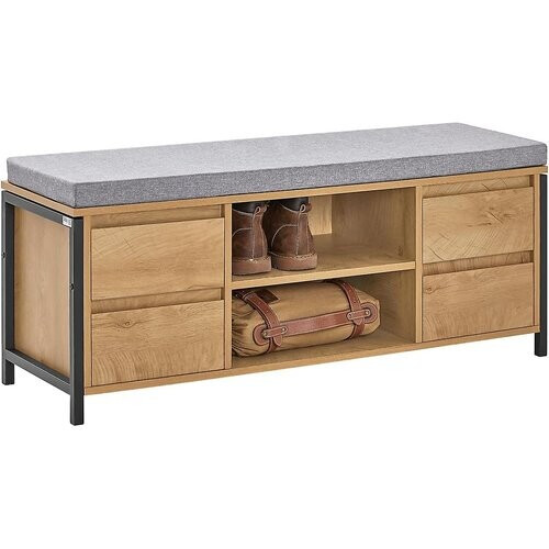 Tweedekans SoBuy Schoenenkast - FSR149-N - Spaanplaat & MDF - Max. 150kg. - 110x35x45cm - Bruin Tweedehands