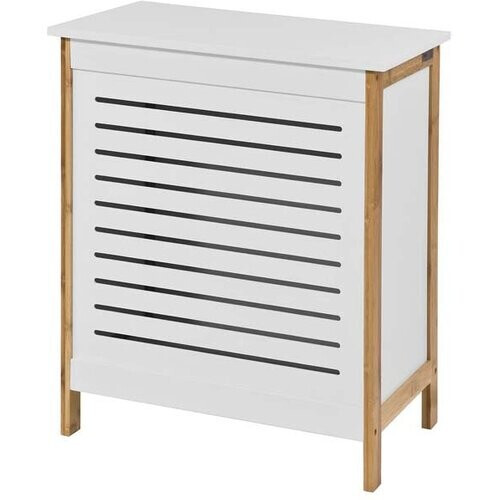 Tweedekans SoBuy Wasmand - wit - 50x30x60 cm Tweedehands