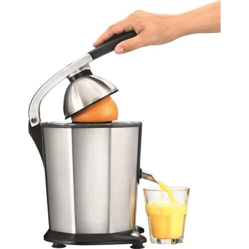 Tweedekans Solis Citrus Juicer 8453 Citruspers - Sinaasappelpers Elektrisch - Citroenpers Electrisch - 160 Watt - RVS Zilver Tweedehands