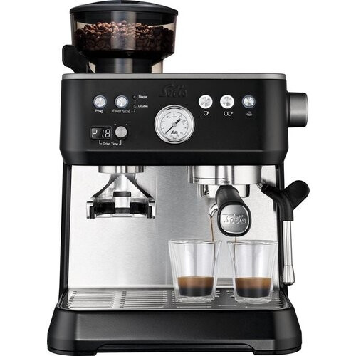 Tweedekans Solis Grind & Infuse Perfetta 1019 Espressomachine - Pistonmachine - Koffiemachine met Bonen - Zwart Tweedehands