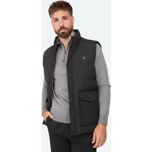 Tweedekans Solution Clothing Body - Bodywarmer - Jas - Lang - Jassen - Bodywarmers - Volwassenen - Heren - Mannen - Zwart - XXL Tweedehands