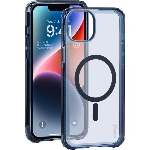 Tweedekans SoSkild Hoesje iPhone 15 Plus - MagSafe - Defend Heavy Impact Case - Doorzichtig Magnetisch Magsafe Hoesje - Smokey Grey Tweedehands