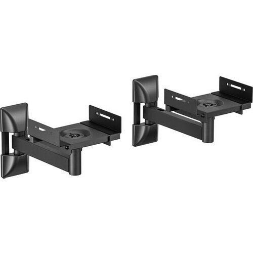 Tweedekans Speaker muurbeugel universeel - wandmontage speakers - luidspreker muurbeugel - muurmontage speakers - draaibaar roteerbaar kantelbaar - 25 kg belastbaar - set van 2 stuks Tweedehands
