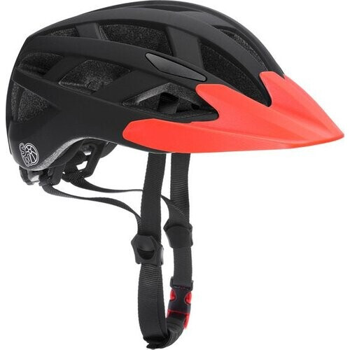 Tweedekans Spielwerk Fietshelm Kids - M 54-57cm - CE Keuring – Zwart/Oranje Tweedehands